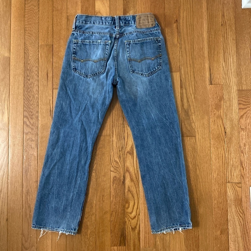 American Eagle Made to Last Original Straight Jeans Size 26x28 - Picture 4 of 9